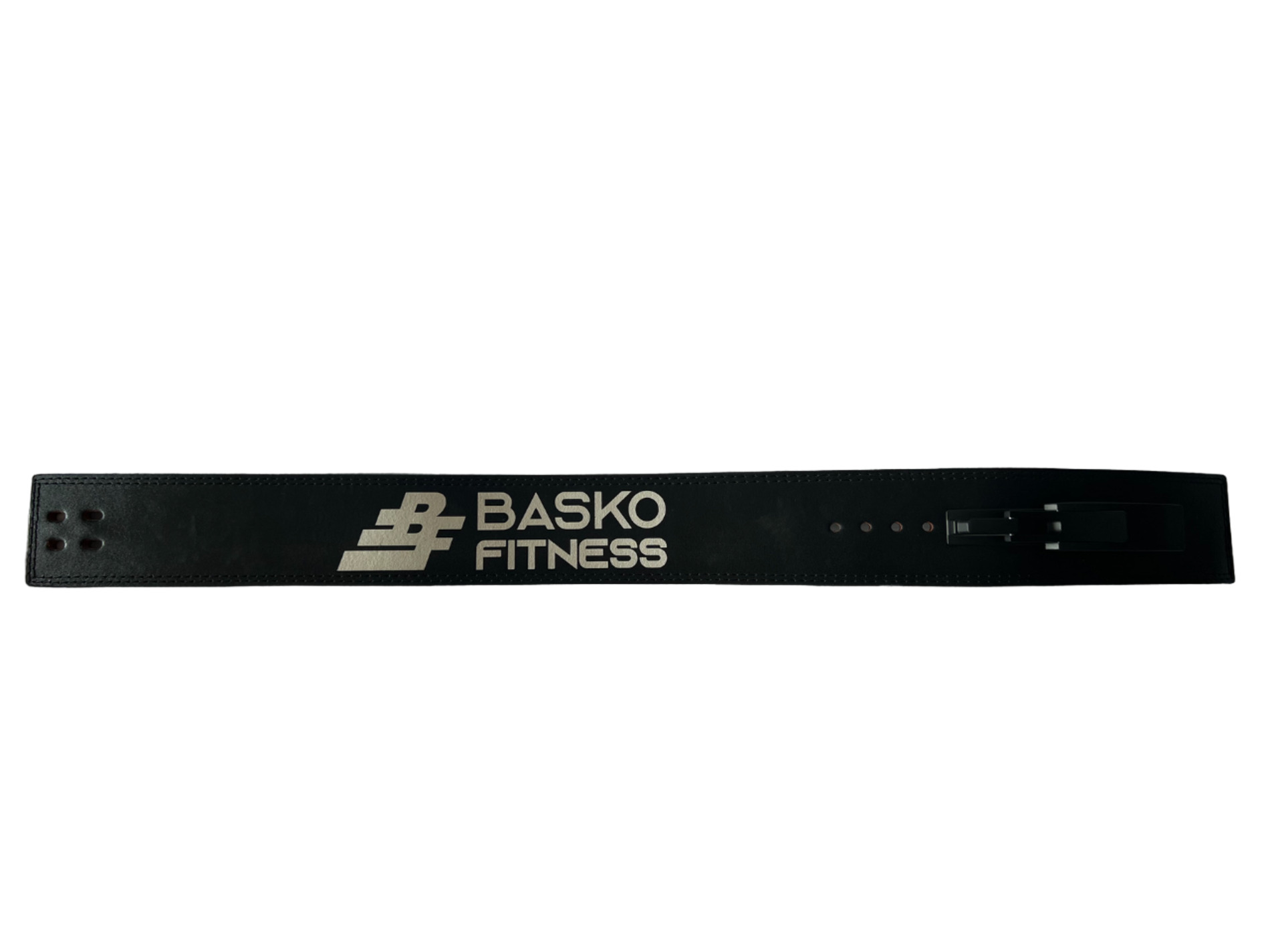 CINTURON BASKO FITNESS CUERO LUMBAR PALANCA PROFESIONAL TALLA S - 2
