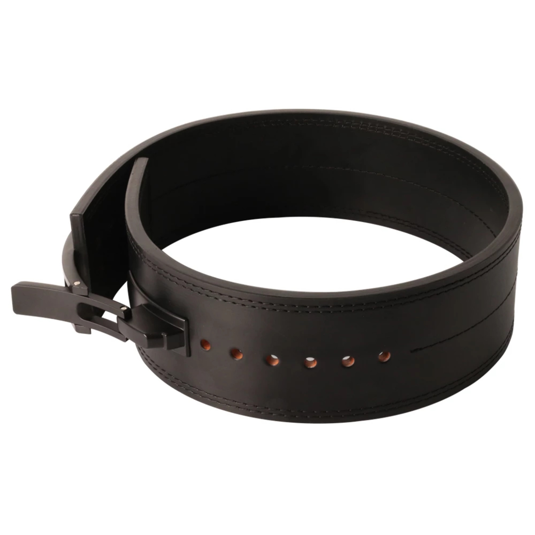 CINTURON BASKO FITNESS CUERO LUMBAR PALANCA PROFESIONAL TALLA S - 3