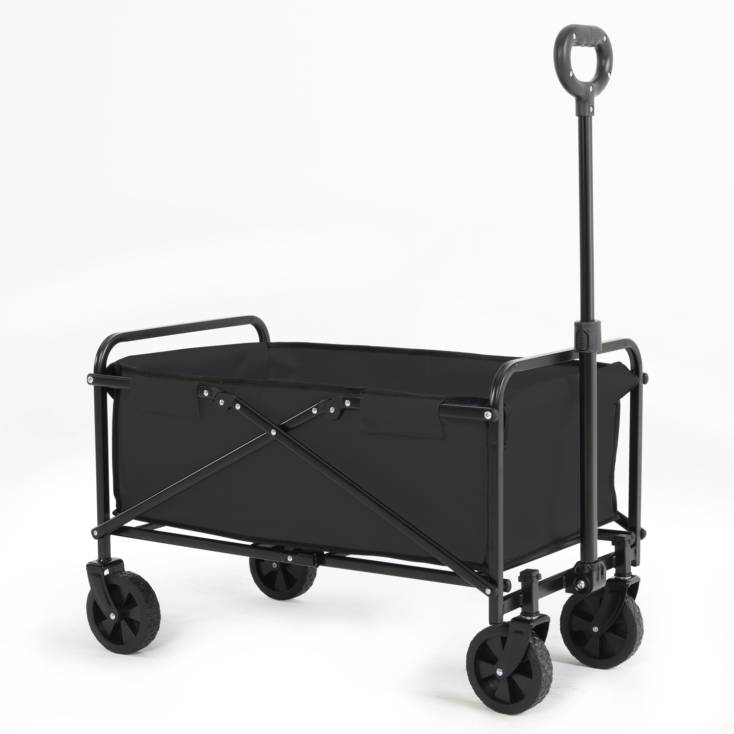 CARRO DE ARRASTRE BASKO FITNESS WAGON METALICO NEGRO - 1
