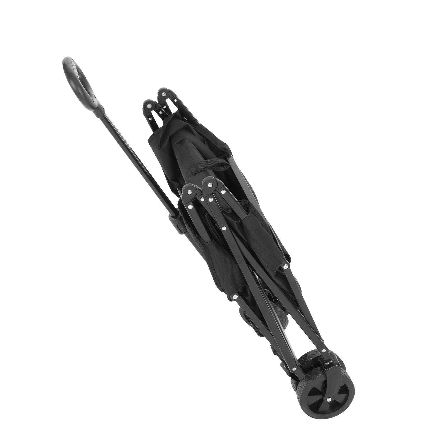 CARRO DE ARRASTRE BASKO FITNESS WAGON METALICO NEGRO - 2
