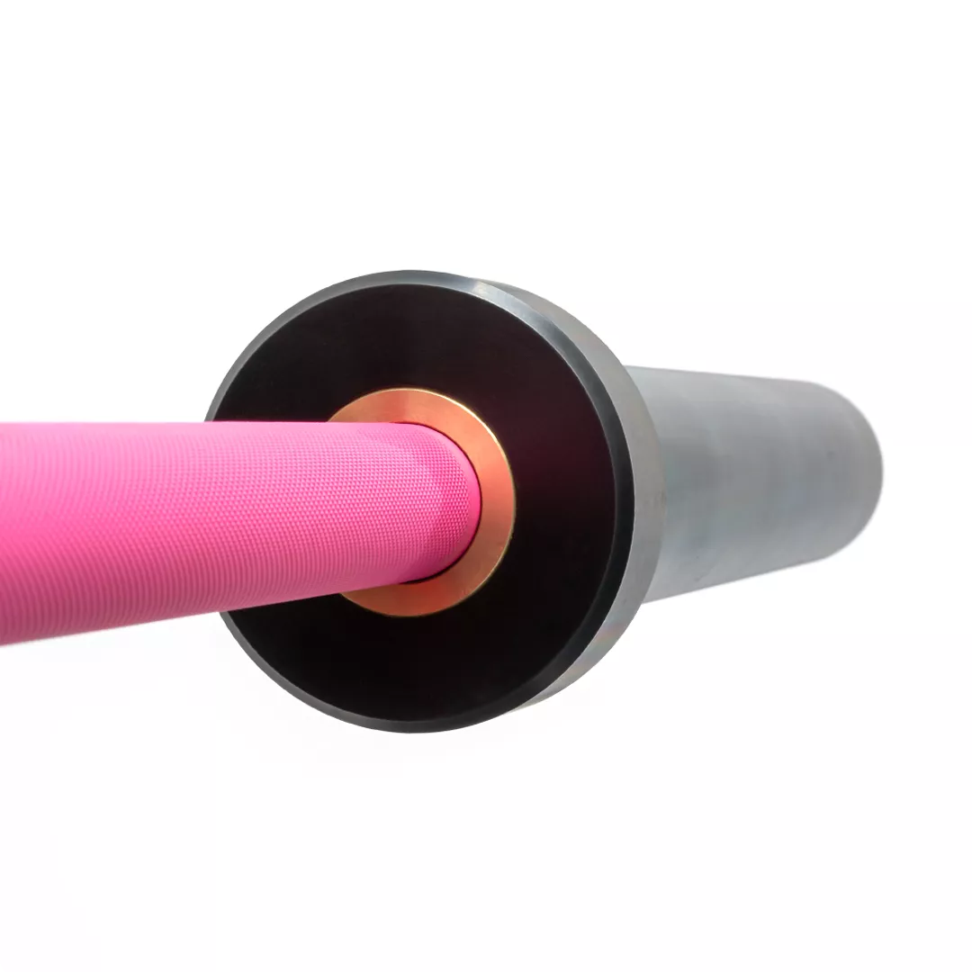 BARRA OLIMPICA CERAKOTE PINK 1000 LBS - 1