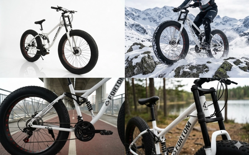 BICICLETA FAT BIKE ARO 26 WHITE - 3