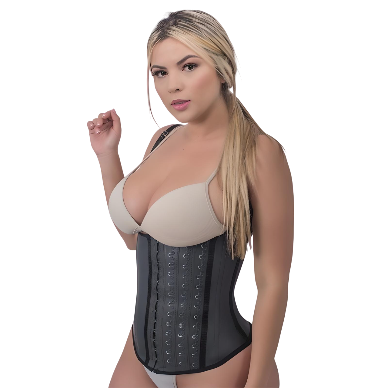 FAJA REDUCTORA COLOMBIANA ALTA COMPRESION TIPO CHALECO - 1