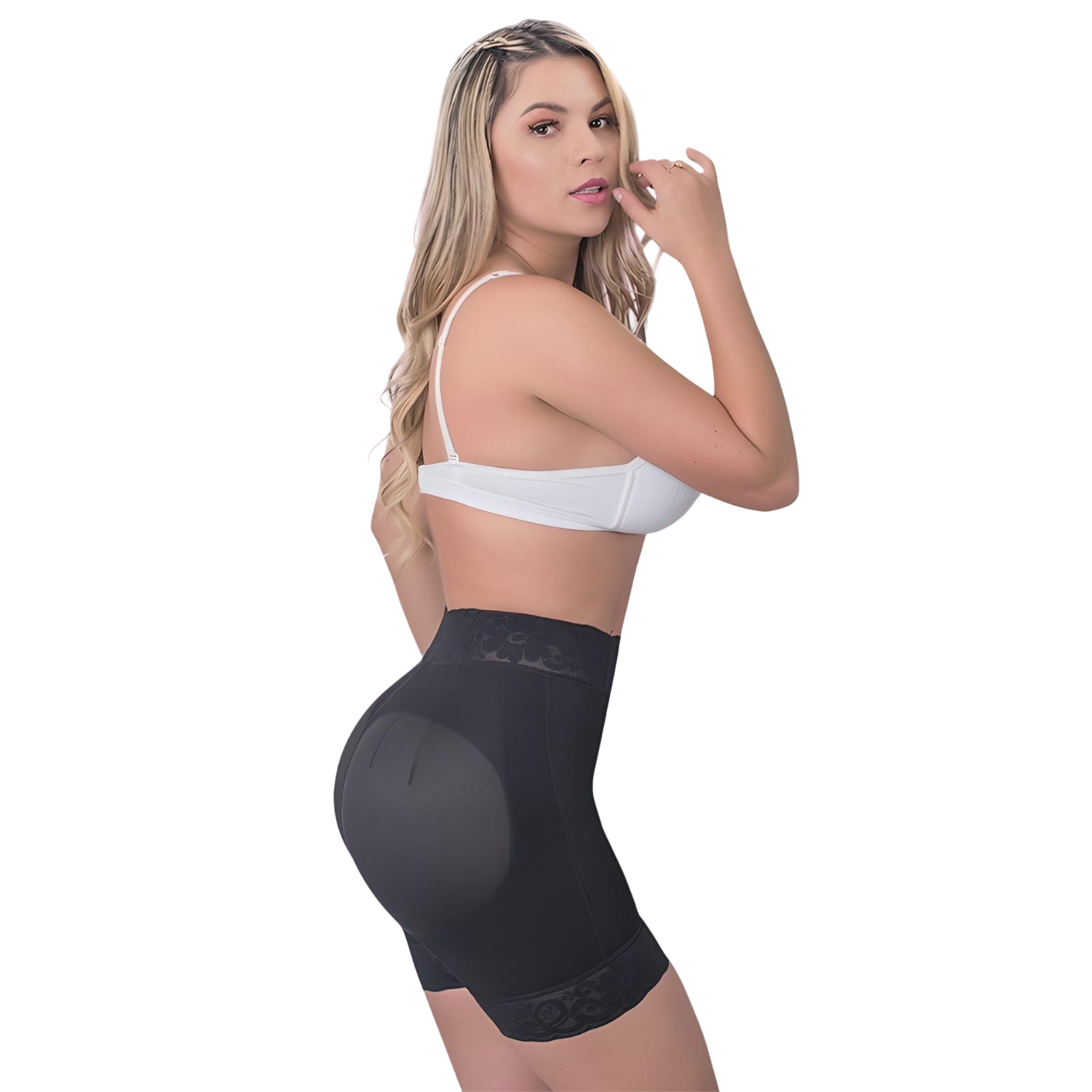 FAJA SHORT LEVANTA COLA COLOMBIANA TALLE ALTO CONTROL ABDOMINAL - 2