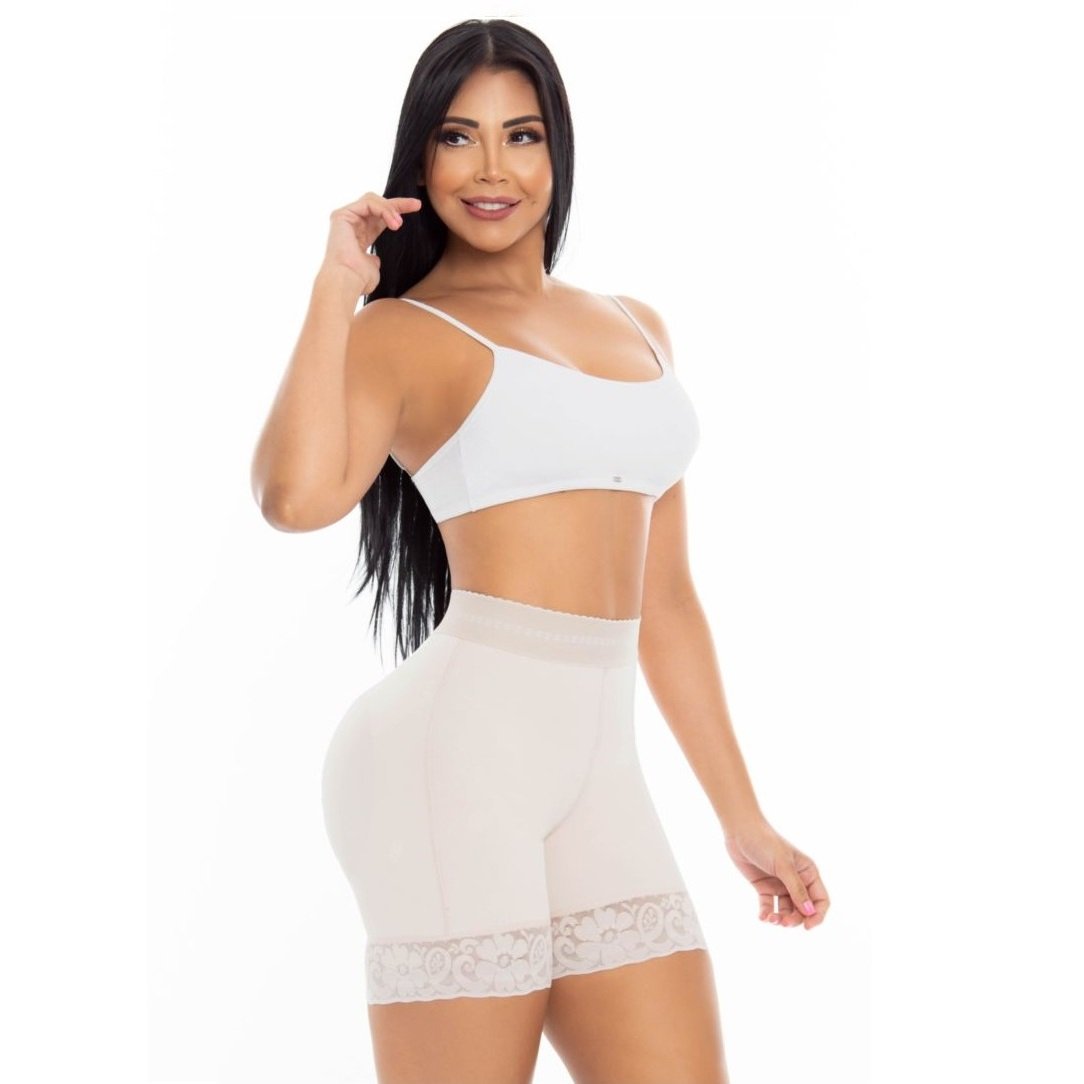 FAJA COLOMBIANA SHORT LEVANTA COLA INVISIBLE CONTROL ABDOMINAL - 1