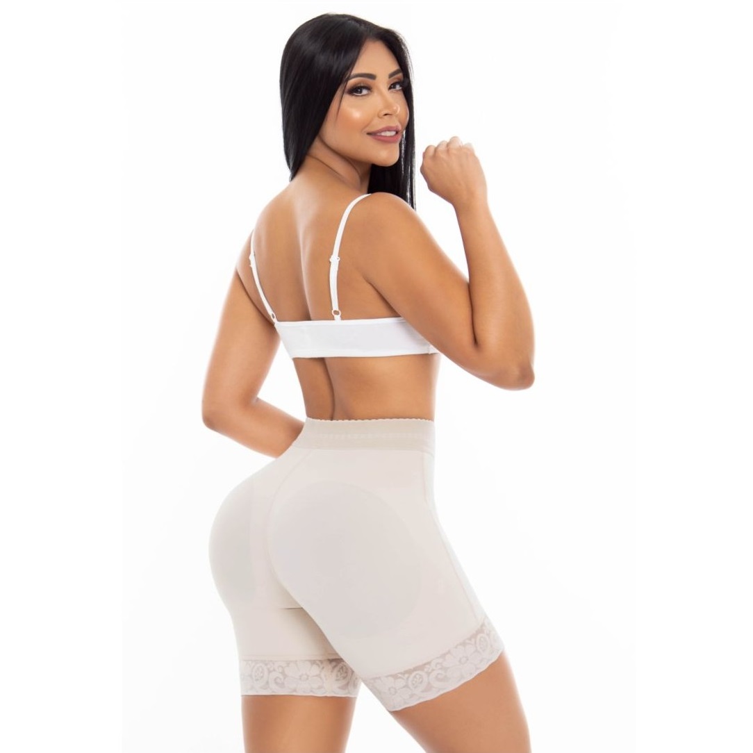 FAJA COLOMBIANA SHORT LEVANTA COLA INVISIBLE CONTROL ABDOMINAL - 2