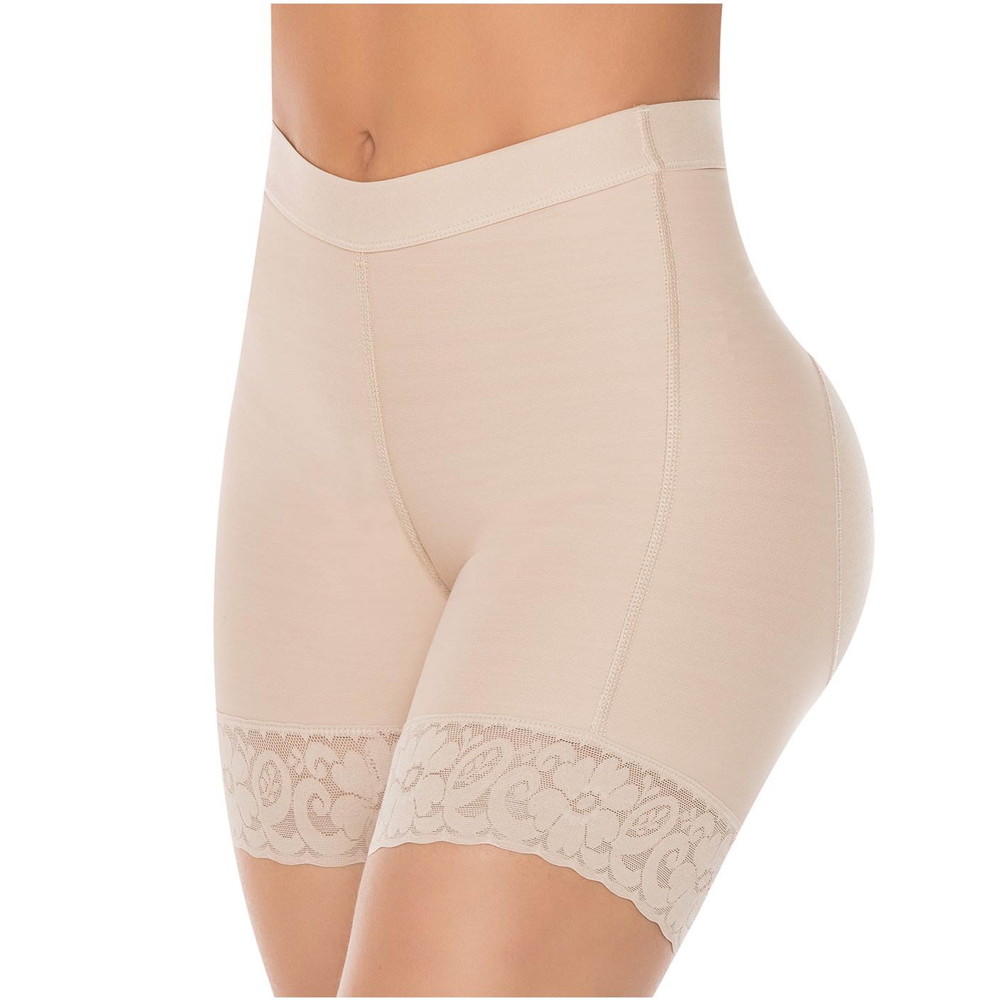 FAJA SHORT LEVANTA COLA TALLE ALTO CONTROL ABDOMINAL - 4