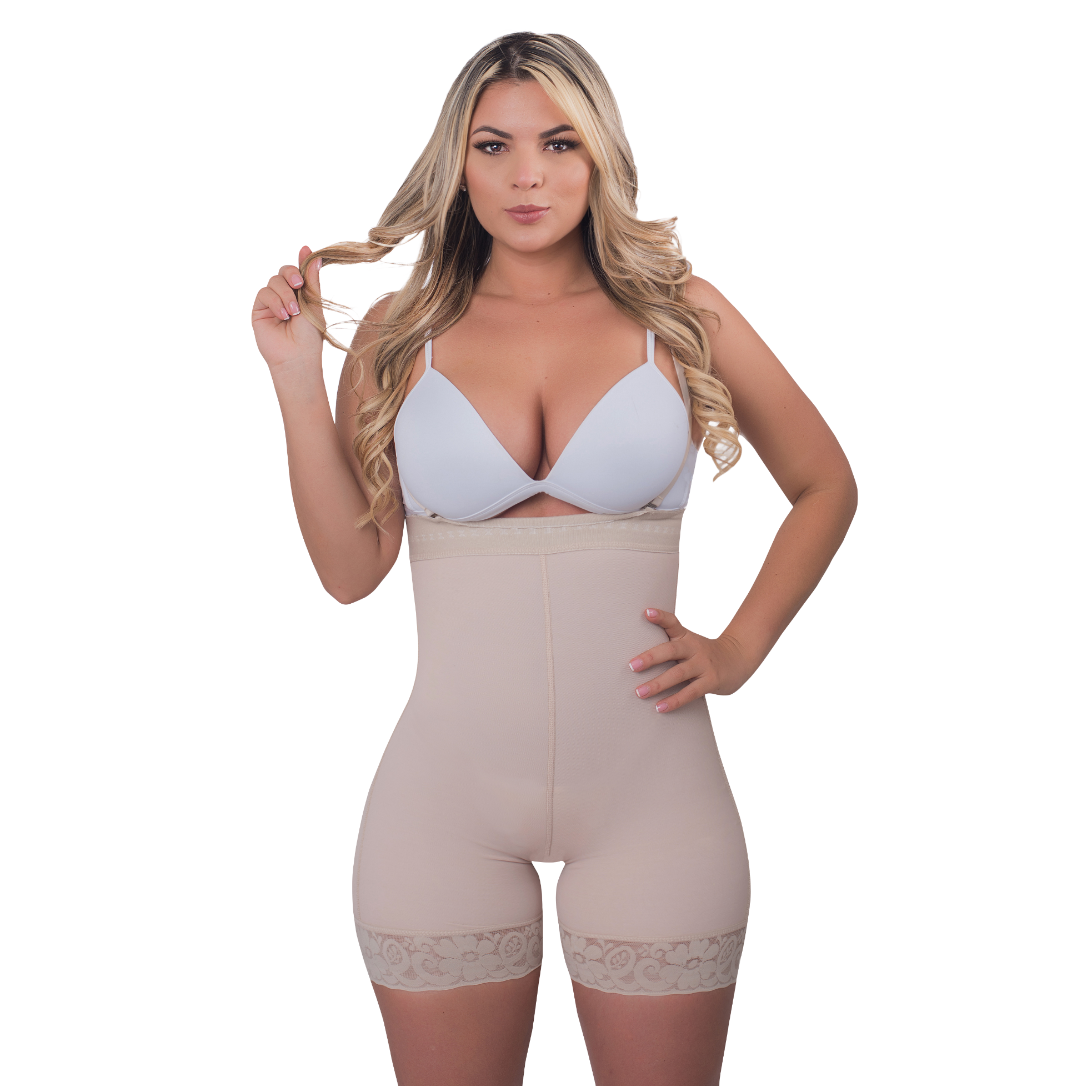 FAJA SHORT REDUCTORA COLOMBIANA ALTA COMPRESION - 1