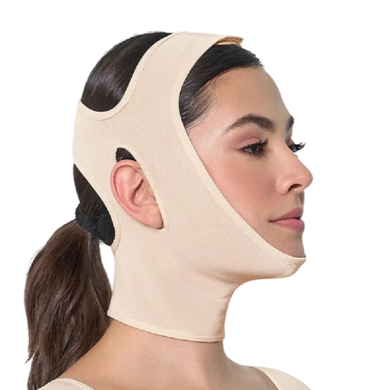 MENTONERA CON VELCRO POST OPERATORIA COMPRESION FACIAL - 3