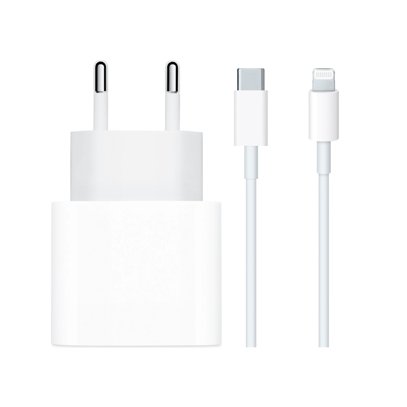CARGADOR COMPATIBLE CON IPHONE 12 PRO MAX 20W + CABLE - 2