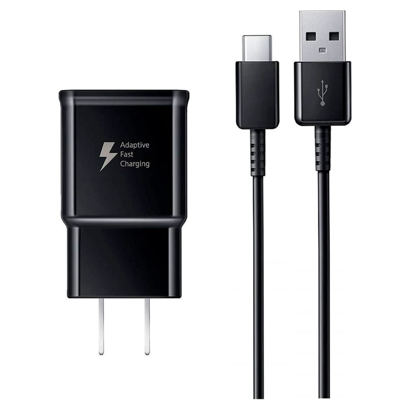 CARGADOR COMPATIBLE CON SAMSUNG S10 CARGA RAPIDA USB A USB-C - 1