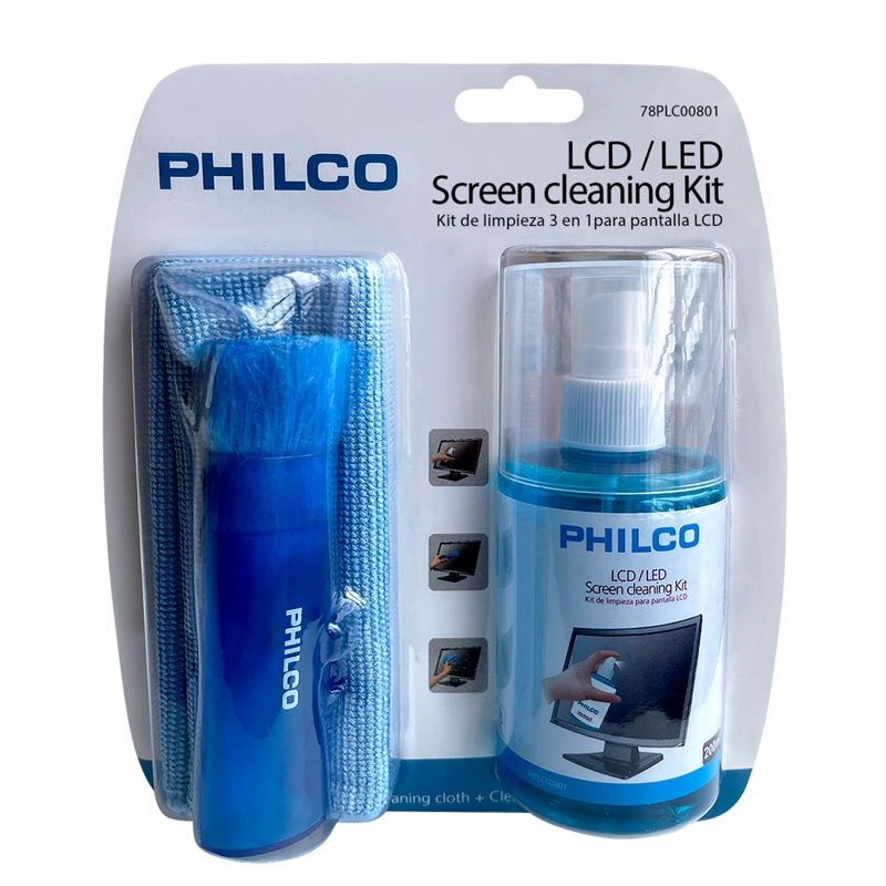 KIT DE LIMPIEZA 3 EN 1 PHILCO PANTALLAS PS5 200ML 78PLC00801 - 1