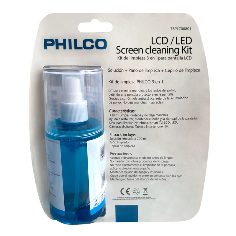 KIT DE LIMPIEZA 3 EN 1 PHILCO PANTALLAS PS5 200ML 78PLC00801 - 2
