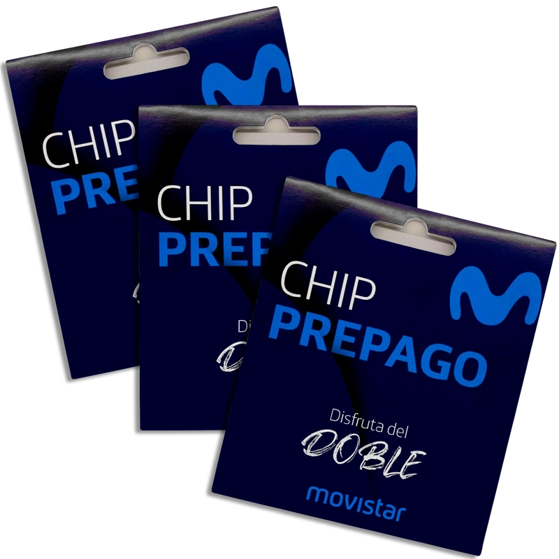 MOVISTAR CHIP MOVISTAR CON ACTIVACION RAPIDA X100 KIT MAYORISTA