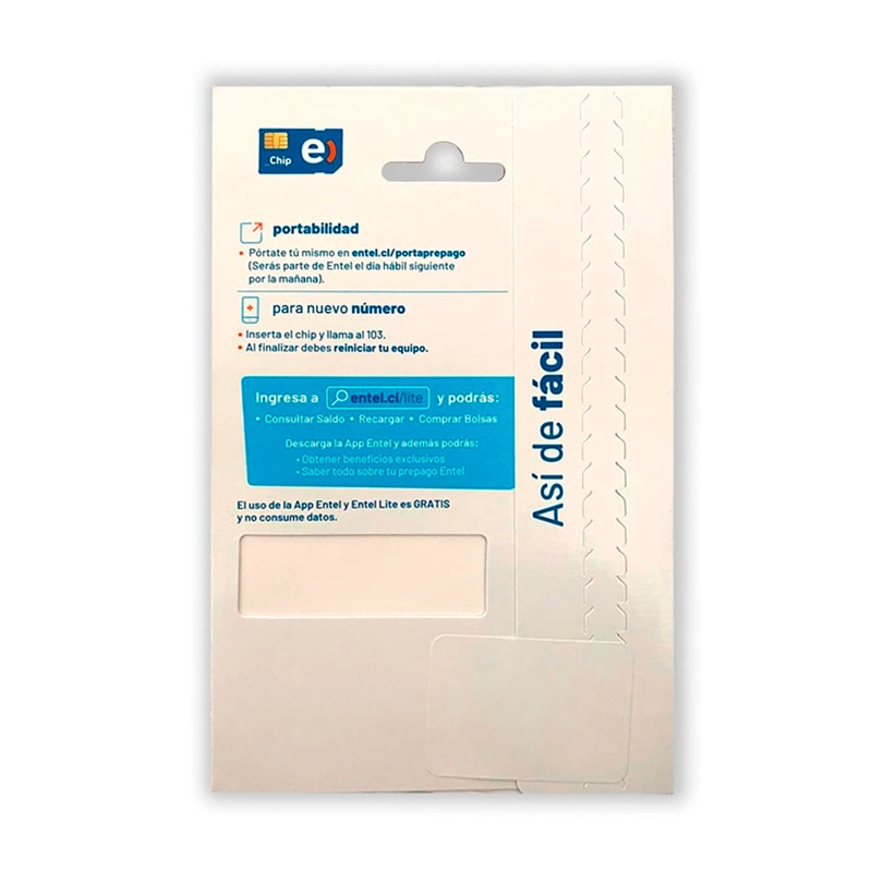 CHIP DE LINEA ENTEL PREPAGO CON ACTIVACION RAPIDA - 2