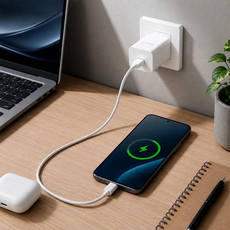 CARGADOR PARA HUAWEI 22.5W CARGA RAPIDA CABLE USB-C A USB - 6