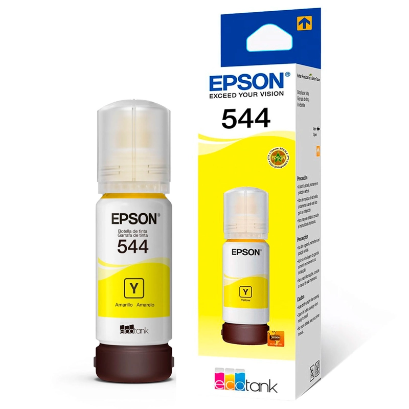 TINTA EPSON T544 L1110 L3110 L3150 L316 ORIGINAL NO GENE RICA - 1