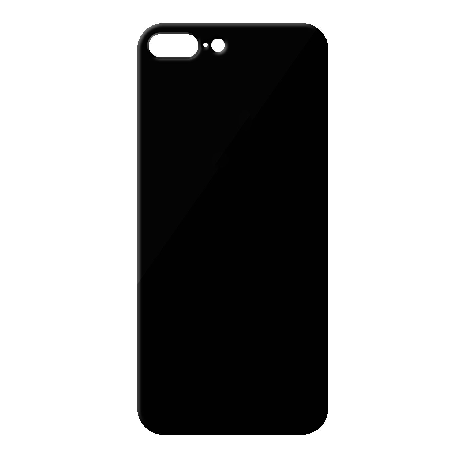 Custodia Per IPhone 6/7/8 Plus Con Slot Per Carte Di Credito – Cover Sottile In TPU Nero – Protezione Antigraffio - 4
