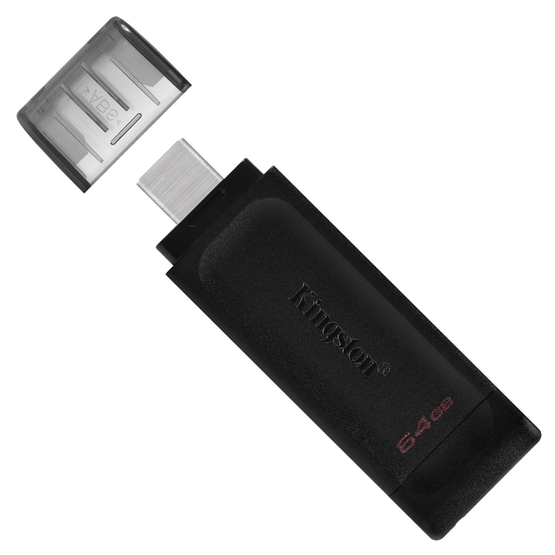 PENDRIVE KINGSTON 64GB DATATRAVELER 70 FLASH USB TIPO-C - 1