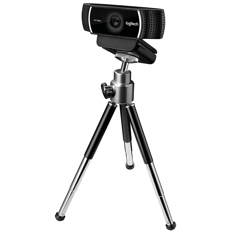 CAMARA WEBCAM HD PRO STREAM C922 LOGITECH 720P + TRIPODE - 1