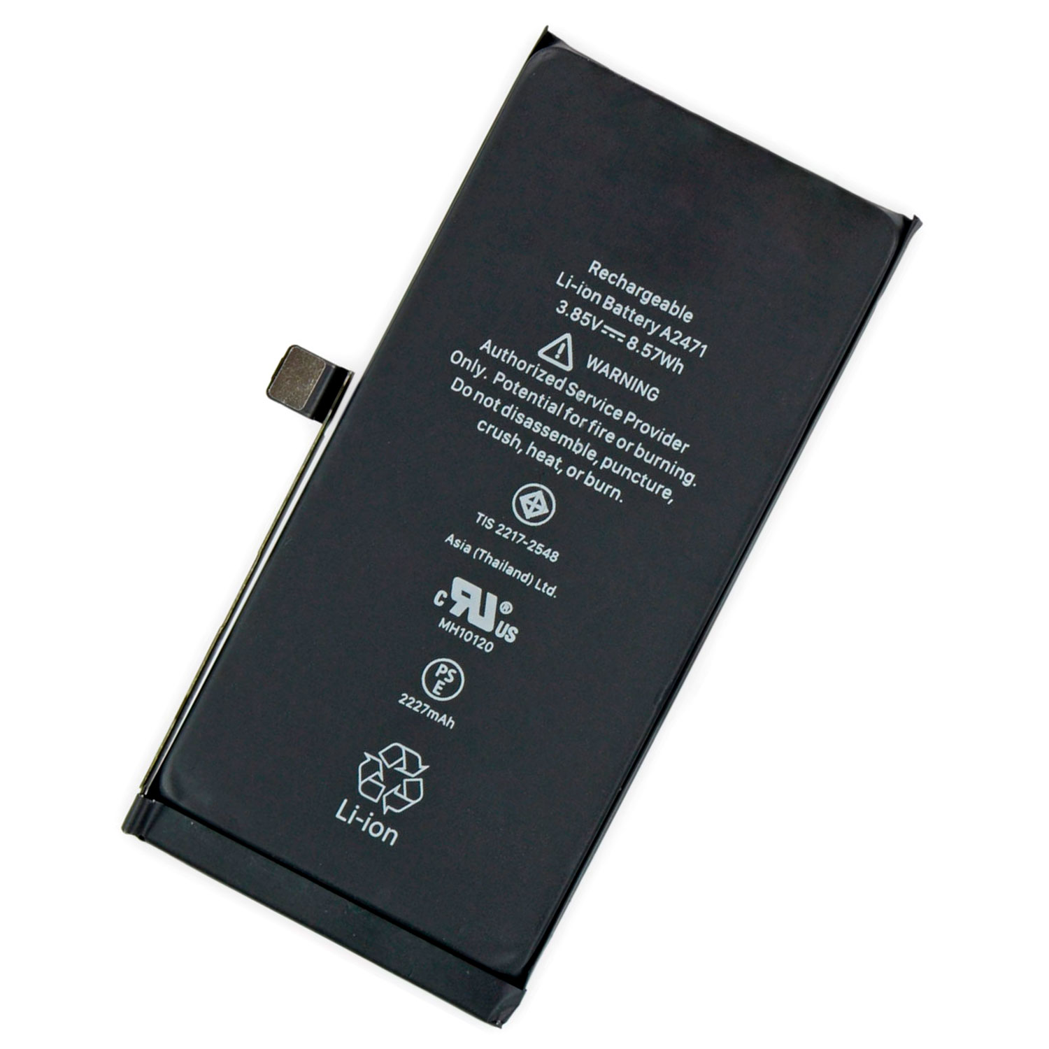 Batteria Smartex Black Label 2460 MAh Per IPhone 12 Mini – Capacità Maggiorata, Compatibile A2176 A2398 A2400 A2399
