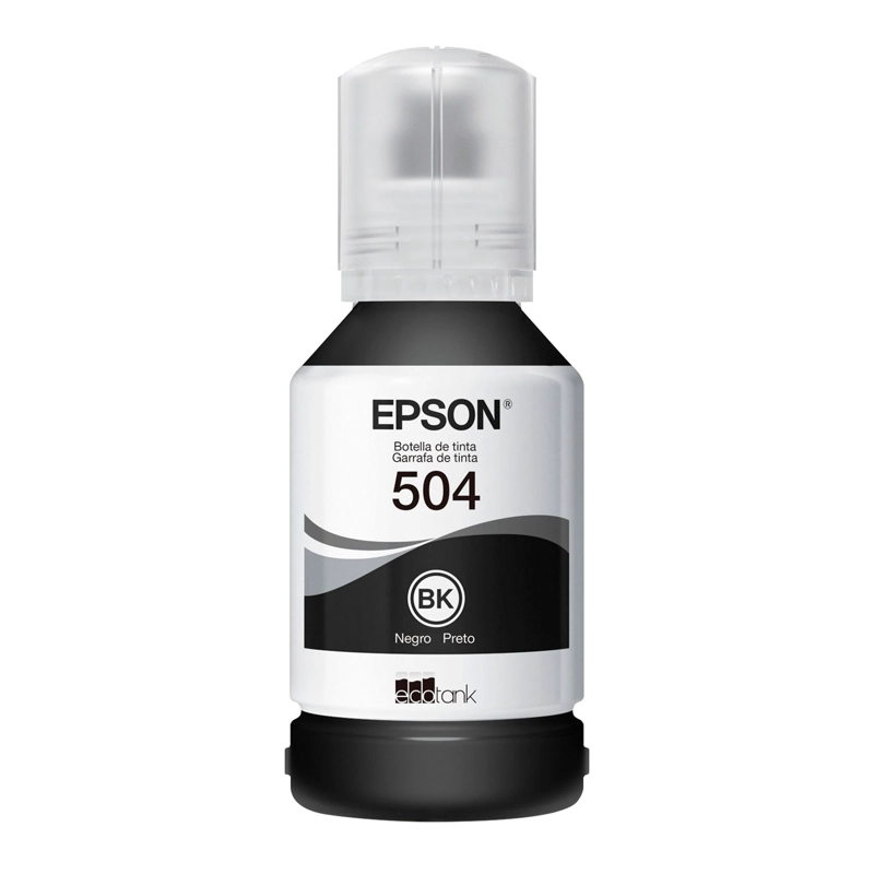 TINTA BOTELLA EPSON T504 127ML ECOTANK NEGRO C13T03N12A - 1