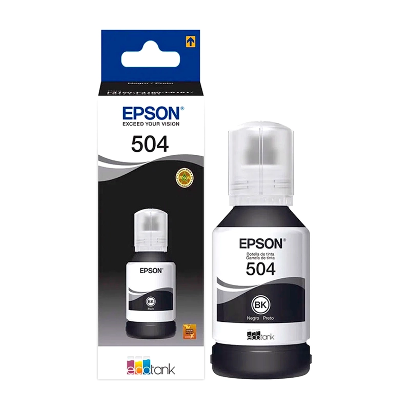 TINTA BOTELLA EPSON T504 127ML ECOTANK NEGRO C13T03N12A - 2