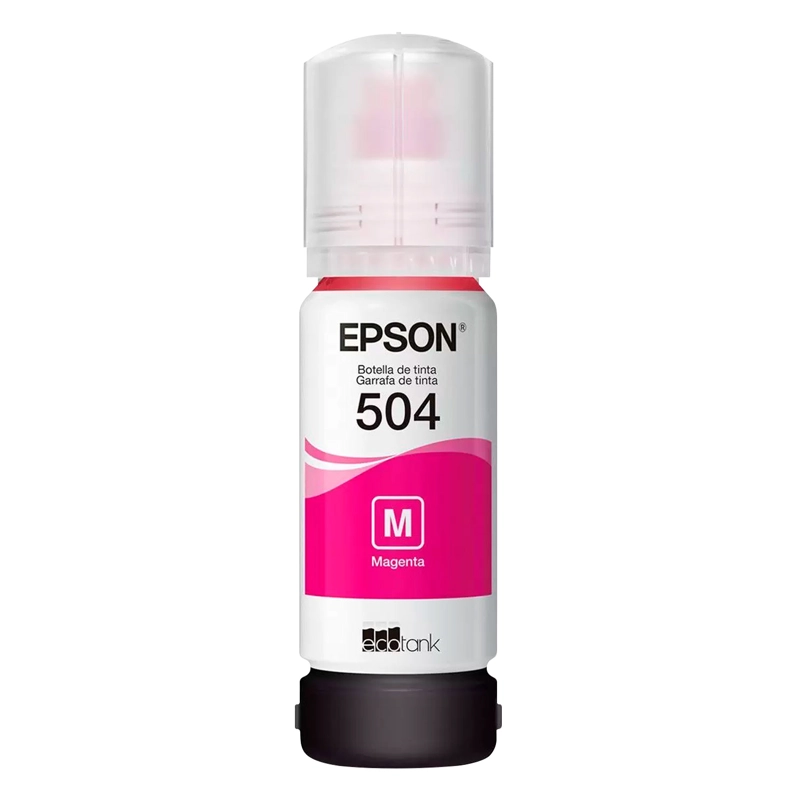TINTA BOTELLA EPSON T504 70ML ECOTANK MAGENTA C13T03N32A - 1