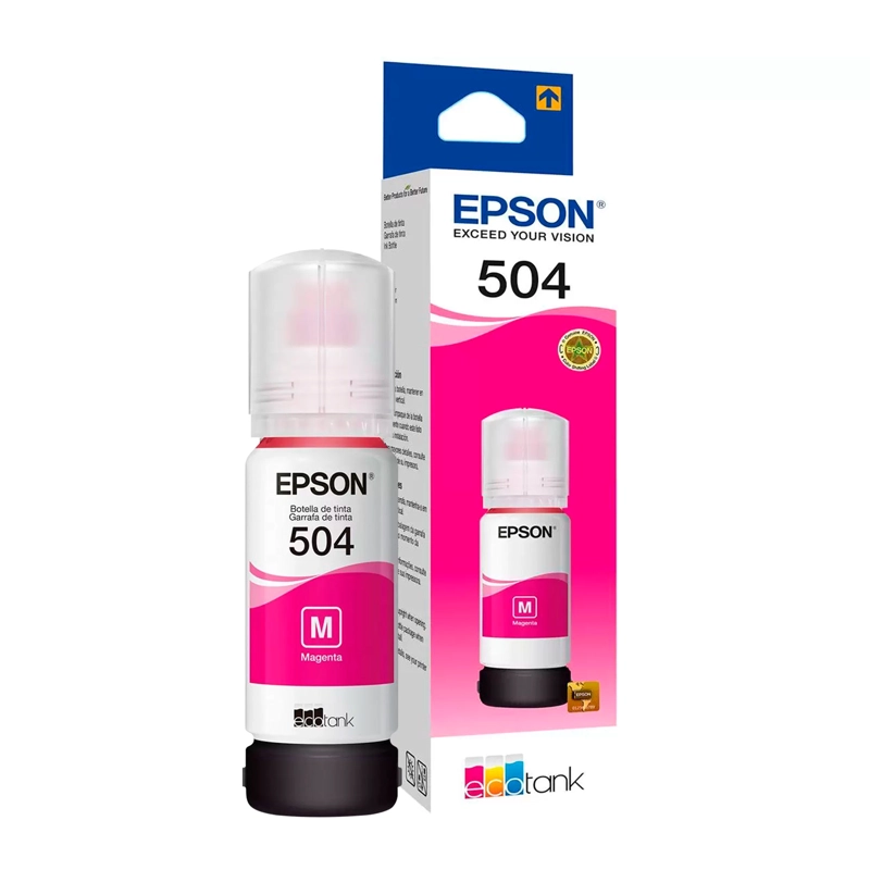 TINTA BOTELLA EPSON T504 70ML ECOTANK MAGENTA C13T03N32A - 2