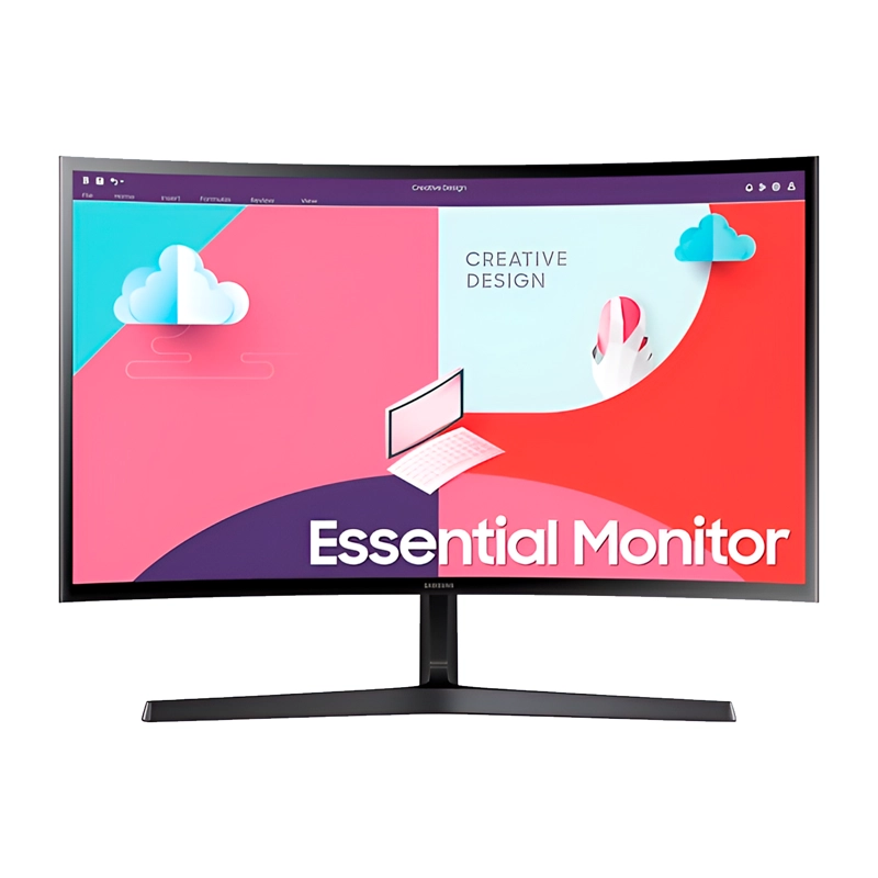 MONITOR SAMSUNG 24 CURVO FHD 75HZ FREESYNC LS24C366EALXZS - 1