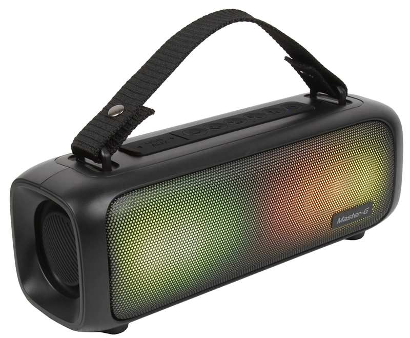 PARLANTE MASTERG GBOOM BLUETOOTH 2IN X2 FUNCION TWS LED RGB - 5