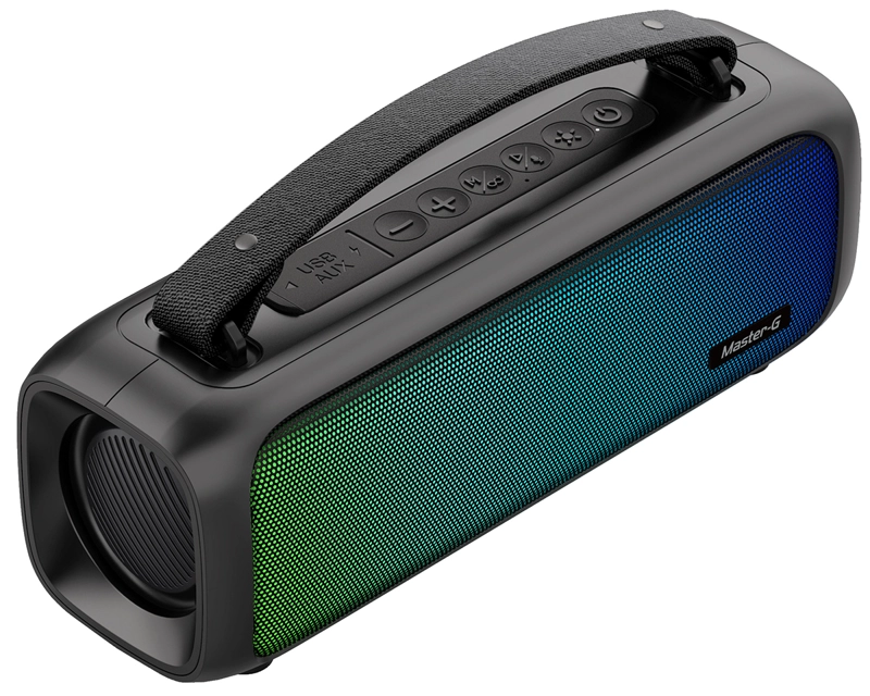 PARLANTE MASTERG GBOOM BLUETOOTH 2IN X2 FUNCION TWS LED RGB - 6