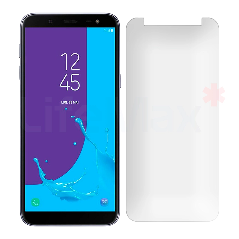 LAMINA DE VIDRIO TEMPLADO COMPATIBLE CON SAMSUNG GALAXY J6 - 1