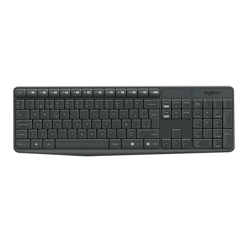 COMBO TECLADO Y MOUSE INALAMBRICO LOGITECH MK235 USB 1000DPI - 3
