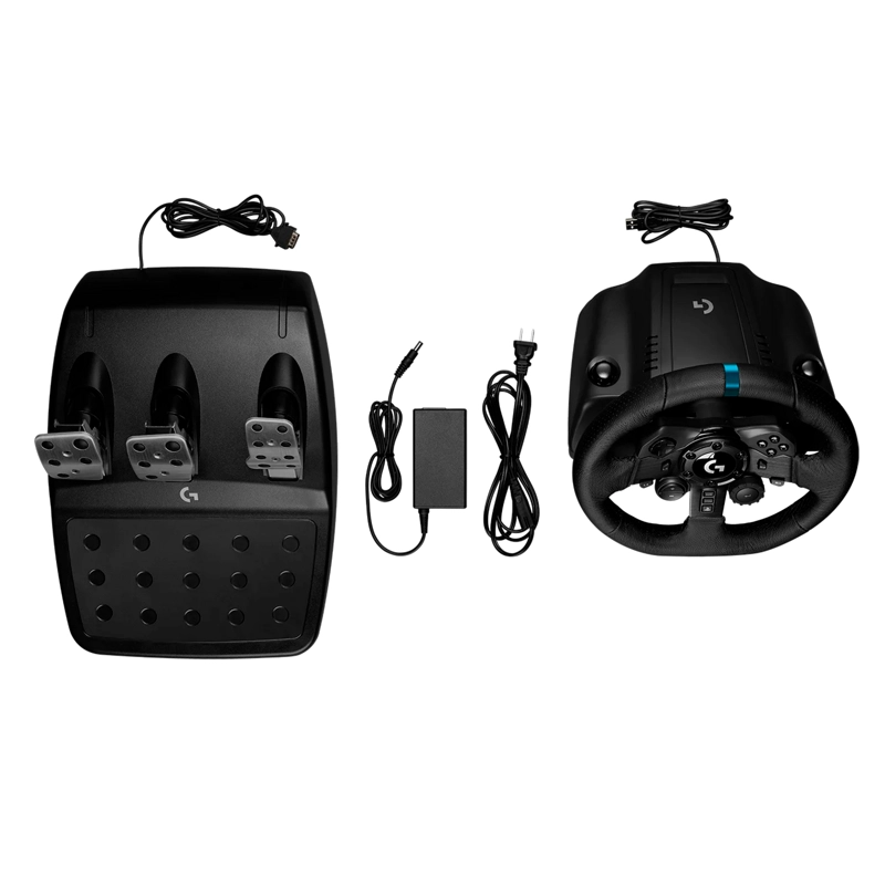 VOLANTE DE CARRERAS PEDALES LOGITECH G923 PLAYSTATION 4 PS5 - 5