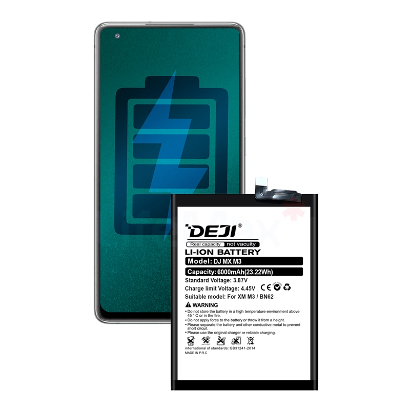 BATERIA PARA REDMI NOTE 9 DEJI IC ORIGINAL CAPACIDAD 6000MAH - 1