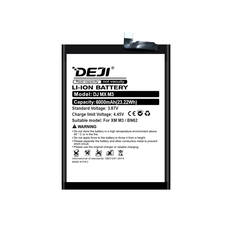 BATERIA PARA REDMI NOTE 9 DEJI IC ORIGINAL CAPACIDAD 6000MAH - 2