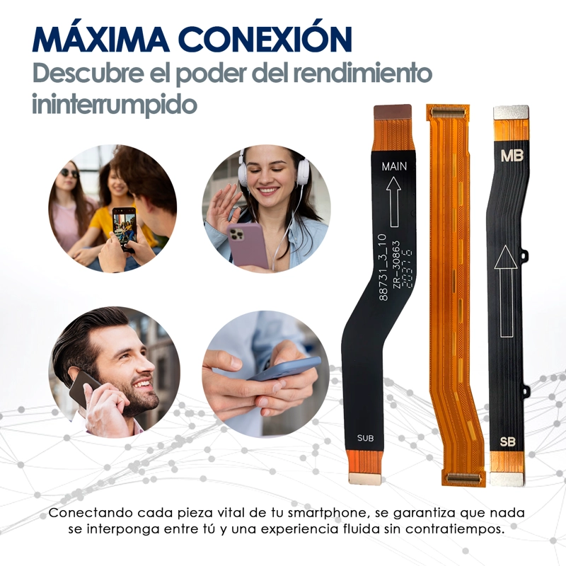 FLEX MAIN PRINCIPAL COMPATIBLE CON XIAOMI REDMI NOTE 8 - 5