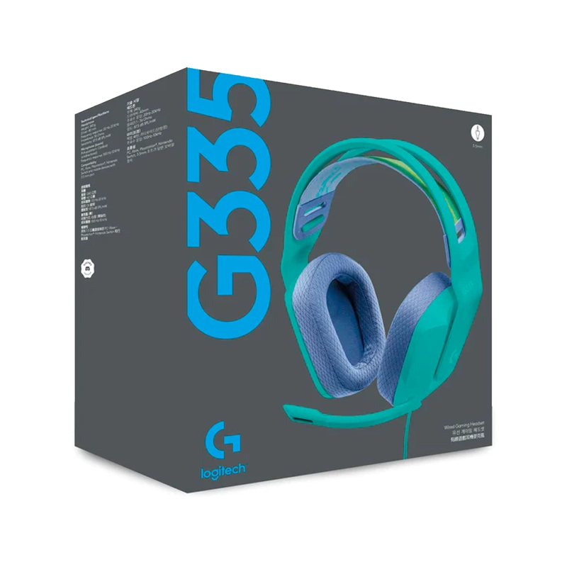 AUDIFONO GAMER LOGITECH G335 JACK 3,5MM PC /XBOX/ PS4/SWITCH - 5