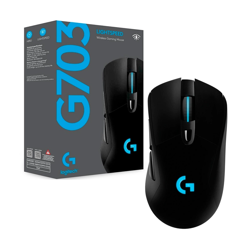 MOUSE GAMER INALAMBRICO LOGITECH G703 LIGHTSPEED 25600DPI - 1