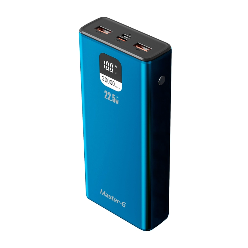 CARGADOR PORTATIL BATERIA POWER BANK MASTER-G 20000MAH 22.5W - 2