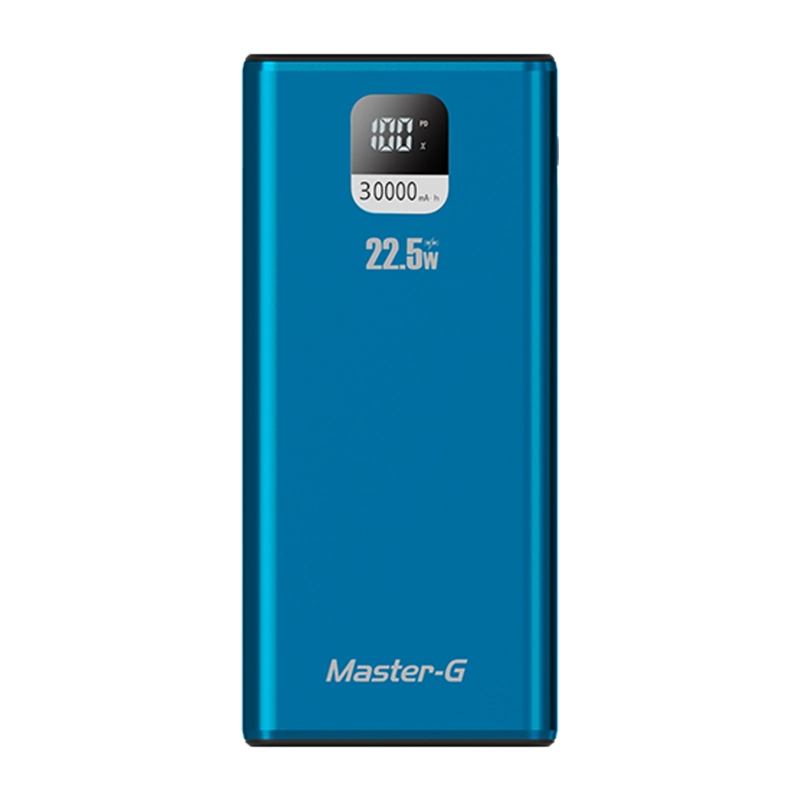 CARGADOR PORTATIL BATERIA POWER BANK MASTER-G 30000MAH 22.5W - 1