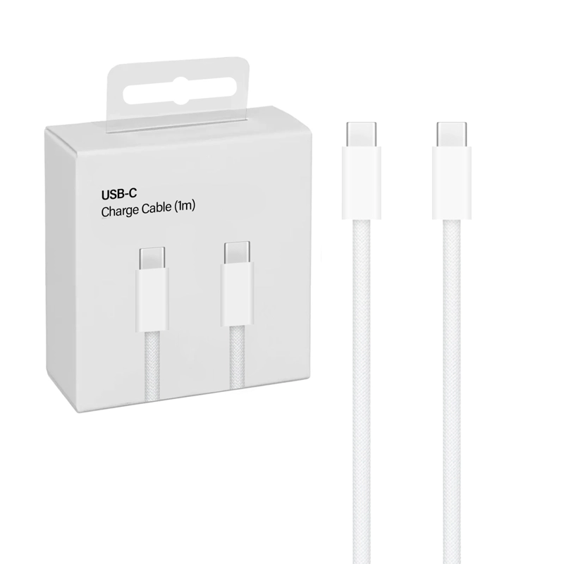 CABLE COMPATIBLE CON IPHONE USB-C A USB-C 1 METRO 60W - 1