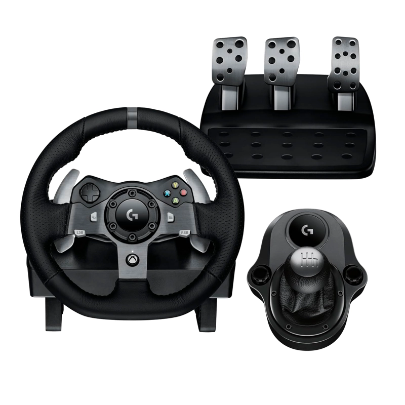 PACK VOLANTE + PALANCA LOGITECH G920 XBOX X/S/XBOX ONE/PC - 1