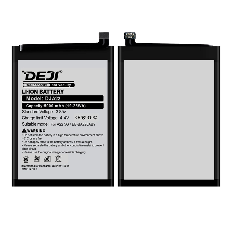 BATERIA PARA SAMSUNG A22 / 5G DEJI IC ORIGINAL 5000MAH - 4