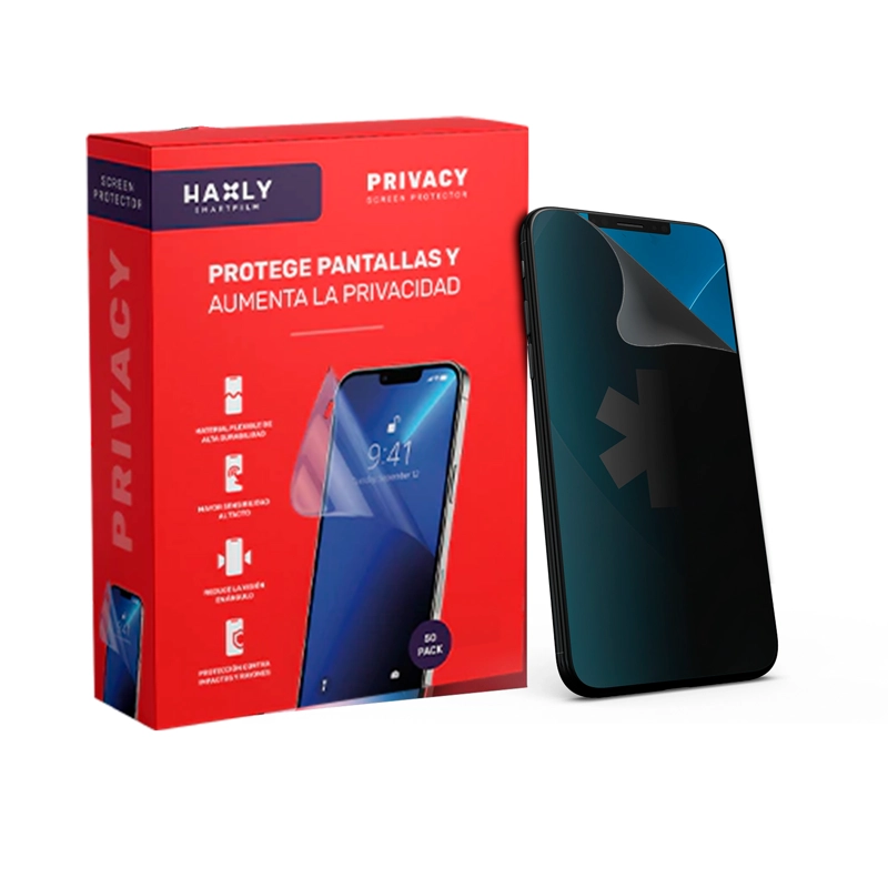 HAXLY PACK 50 LAMINAS HYDROGEL HAXLY PRIVACY ANTIESPIA 180*120MM