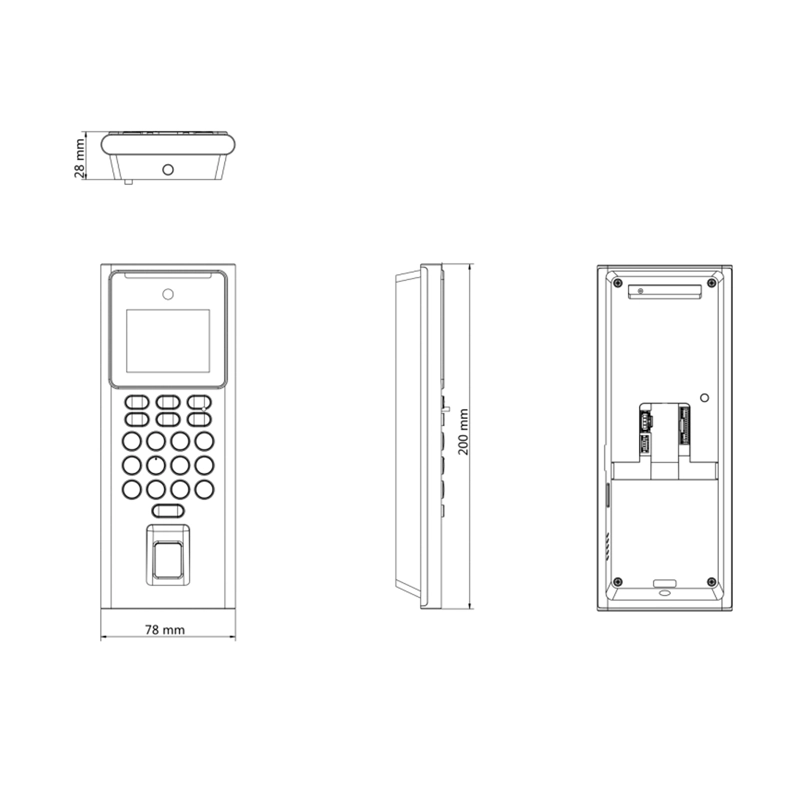 CONTROL ACCESO FACIAL HIKVISION MINMOE / HUELLA/TARJETA/ PIN - 6