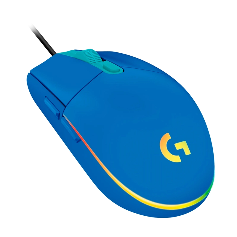 MOUSE GAMER USB LOGITECH G203 LIGHTSYNC 6 BOTONES 8000DPI - 3