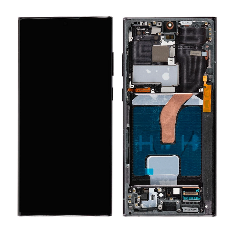 PANTALLA COMPATIBLE CON SAMSUNG GALAXY S22 ULTRA CALIDAD OLED C/M - 1