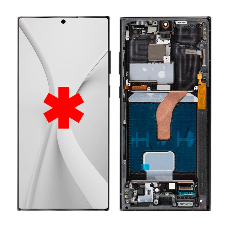 PANTALLA COMPATIBLE CON SAMSUNG GALAXY S22 ULTRA CALIDAD OLED C/M - 2